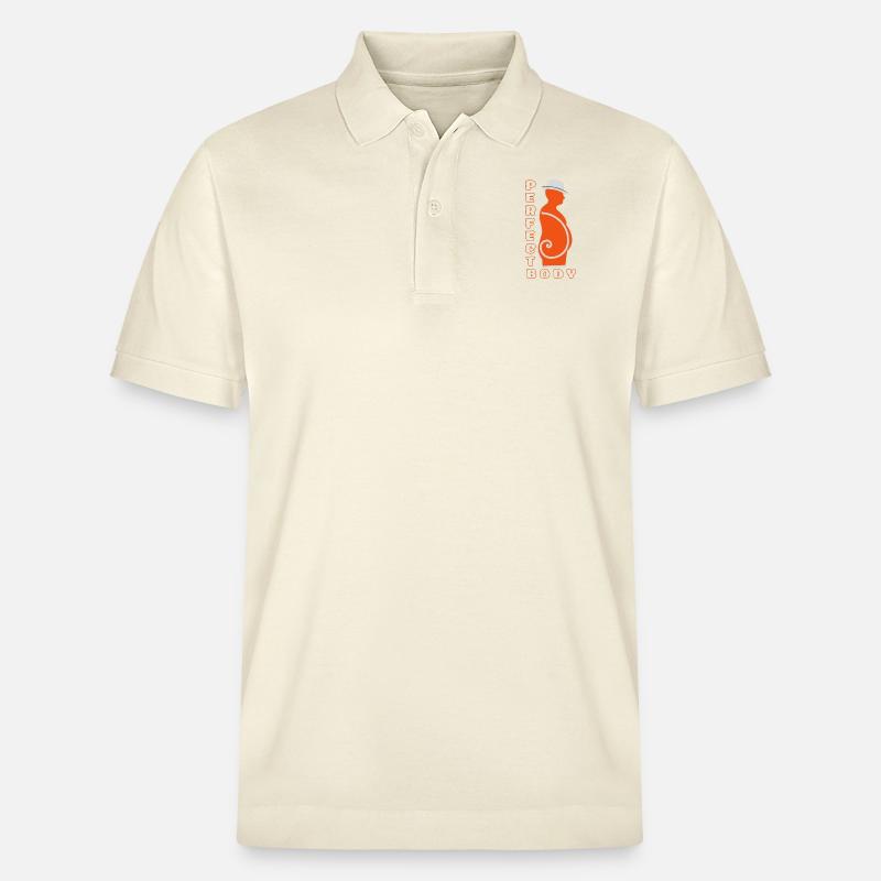 corps parfait - Polo PREPSTER bio Stanley/Stella Unisexe - écru doux