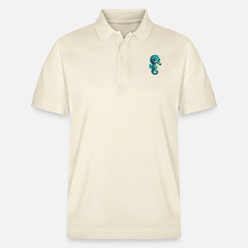 Hippocampe - Polo PREPSTER bio Stanley/Stella Unisexe - écru doux