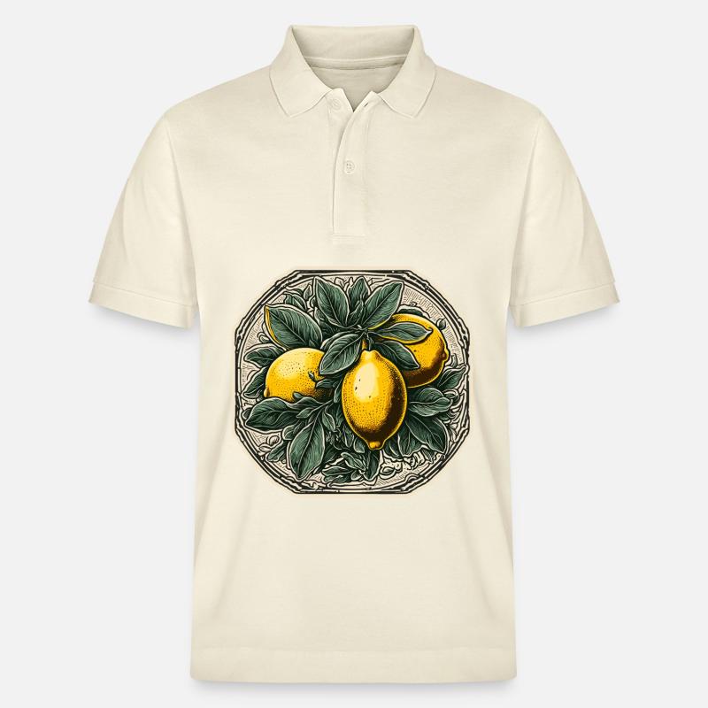 Lebensmittel / Obst / Markt / Vitamine / Design - Stanley/Stella Unisex Bio-Poloshirt PREPSTER - Natur