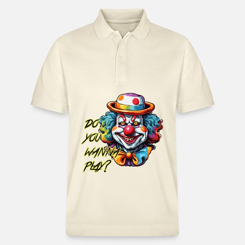 Clown / Cirque / Carnaval / Carnaval / Ludique - Polo PREPSTER bio Stanley/Stella Unisexe - écru doux