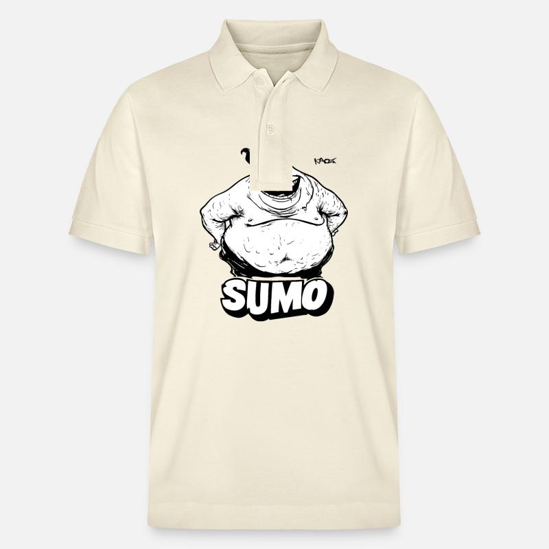 Großer, dicker Sumo - Stanley/Stella Unisex Bio-Poloshirt PREPSTER - Natur