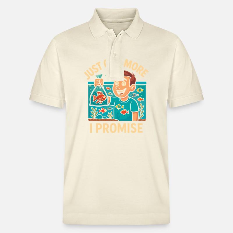 Nur noch ein Fisch, versprochen - Stanley/Stella Unisex Bio-Poloshirt PREPSTER - Natur
