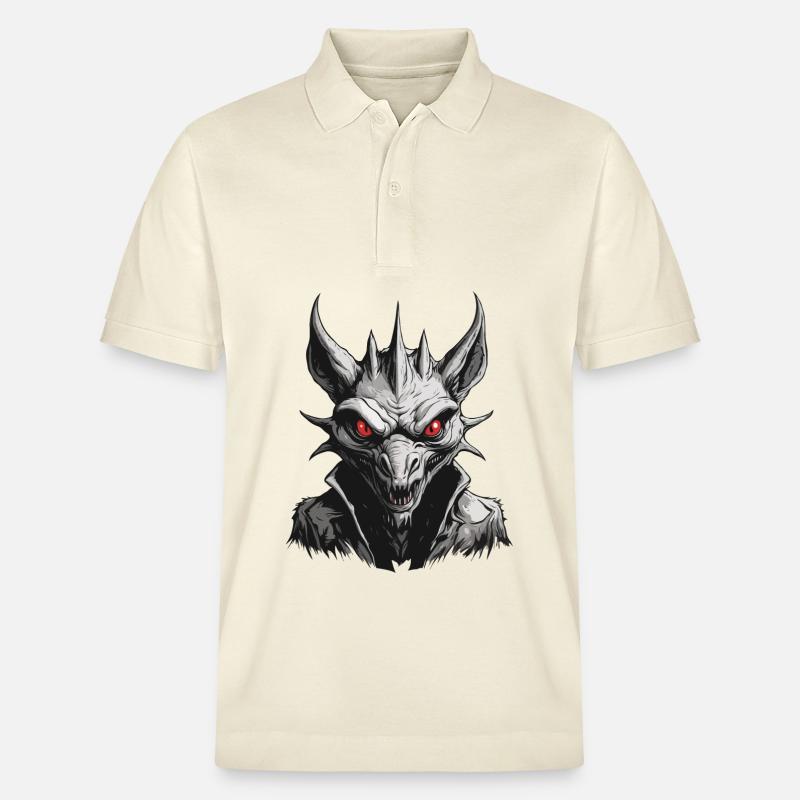 Chupacabra / Créature suceuse / Monstre /Espagne - Polo PREPSTER bio Stanley/Stella Unisexe - écru doux