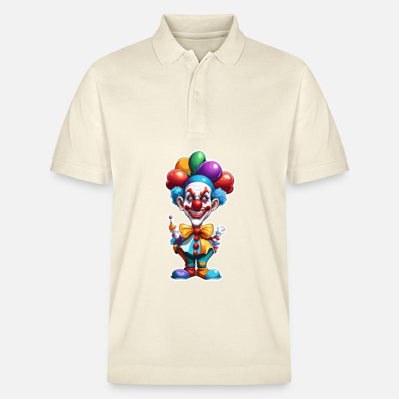 Clown / Cirque / Carnaval / Carnaval / Ludique - Polo PREPSTER bio Stanley/Stella Unisexe - écru doux