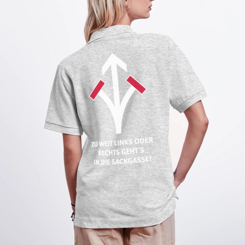 Zu Weit Links Oder Rechts Geht’s In Die Sackgasse! Stanley/Stella Unisex Bio-Poloshirt PREPSTER