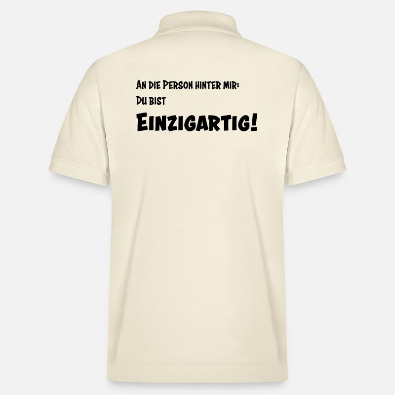 Einzigartig - Stanley/Stella Unisex Bio-Poloshirt PREPSTER - Natur