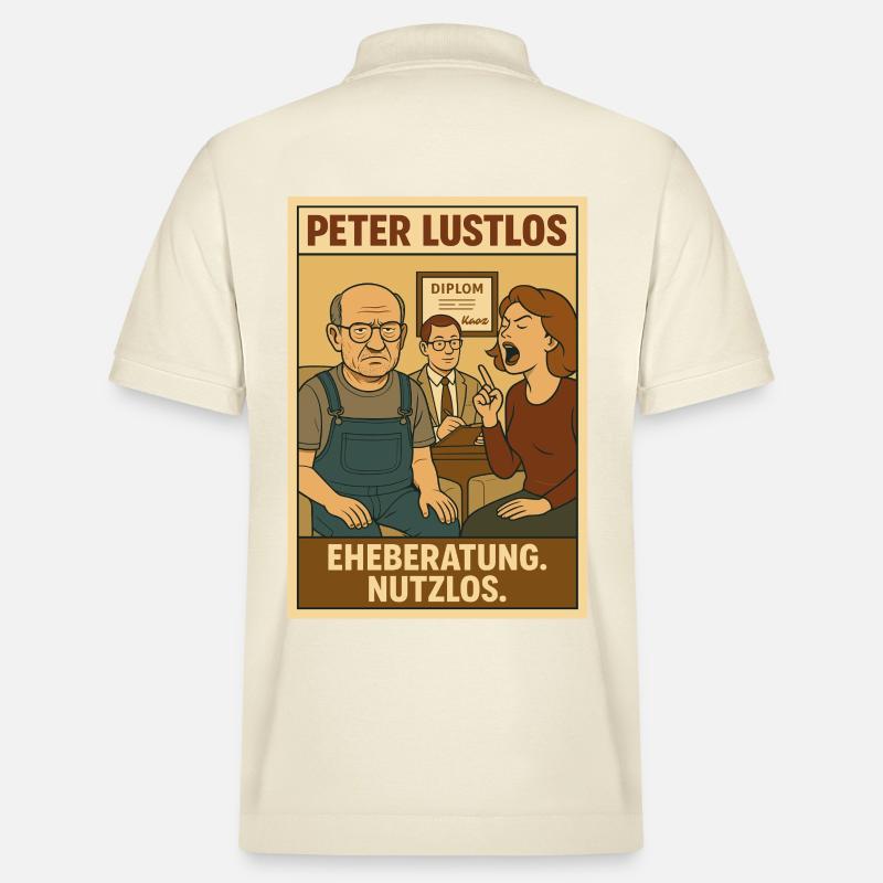 Ehepaar bei Eheberatung - Stanley/Stella Unisex Bio-Poloshirt PREPSTER - Natur