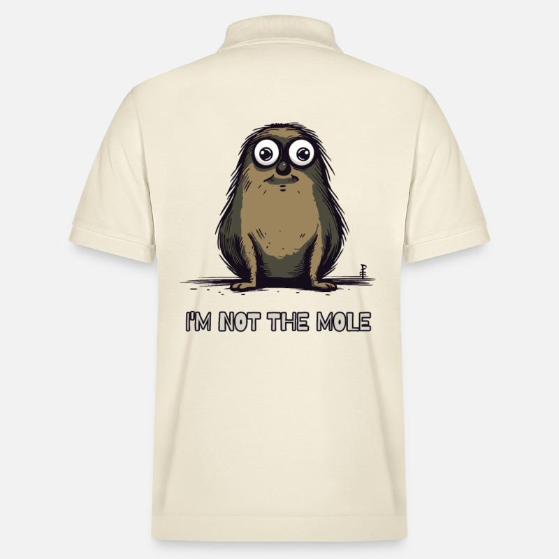 Ich bin nicht der Maulwurf - Stanley/Stella Unisex Bio-Poloshirt PREPSTER - Natur