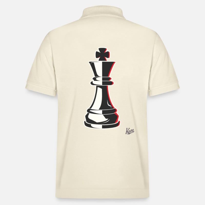 König des Schach - Stanley/Stella Unisex Bio-Poloshirt PREPSTER - Natur