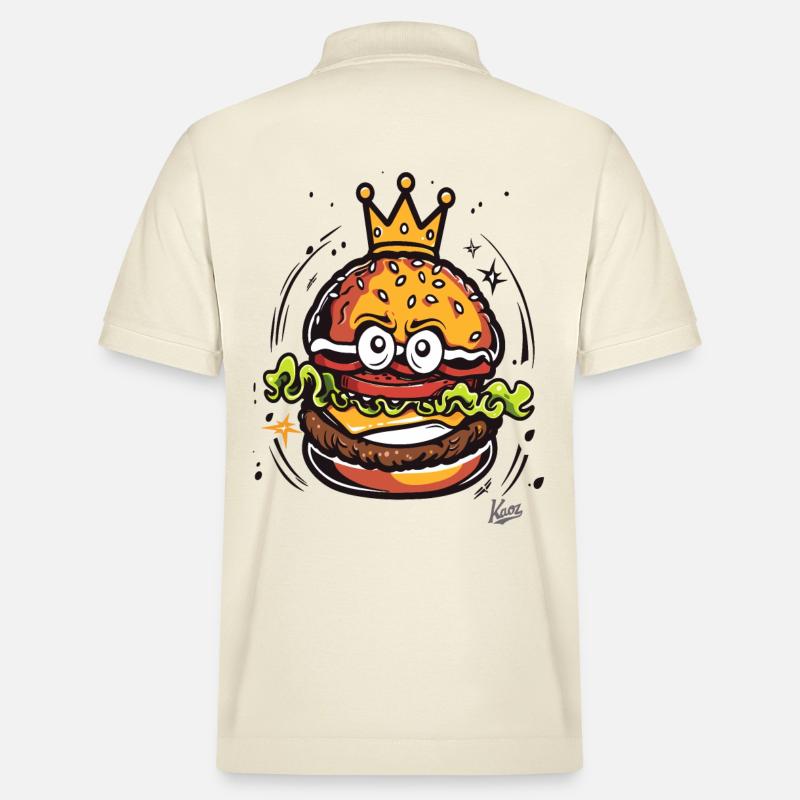 König mit einer Krone Burger - Stanley/Stella Unisex Bio-Poloshirt PREPSTER - Natur