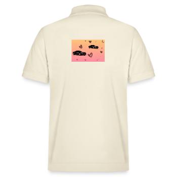 Auto  - Polo PREPSTER bio Stanley/Stella Unisexe - écru doux - Dos - Andy (188cm)
