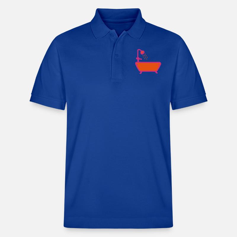 Badewanne - Dusche - Stanley/Stella Unisex Bio-Poloshirt PREPSTER - Dunkelblau