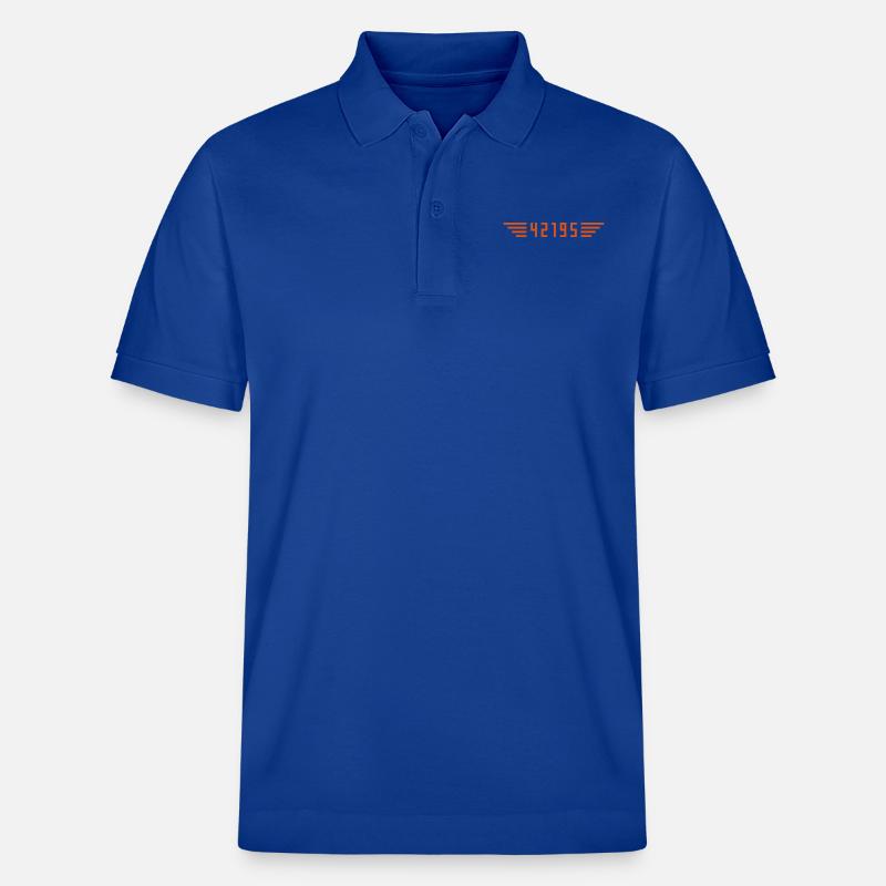 Marathon 42195 Meter - Stanley/Stella Unisex Bio-Poloshirt PREPSTER - Dunkelblau