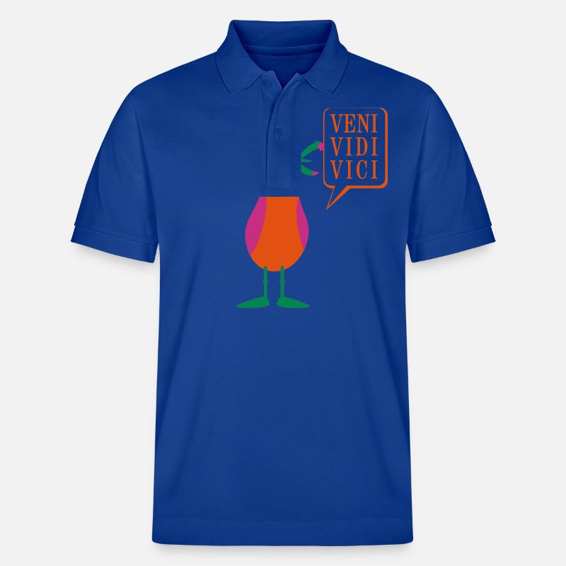 Möwe / seagull (3c) - Stanley/Stella Unisex Bio-Poloshirt PREPSTER - Dunkelblau