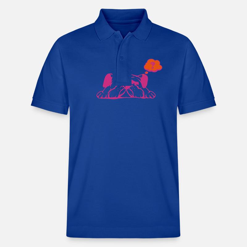 Bulle Comiques point d'interrogation - Polo PREPSTER bio Stanley/Stella Unisexe - bleu foncé
