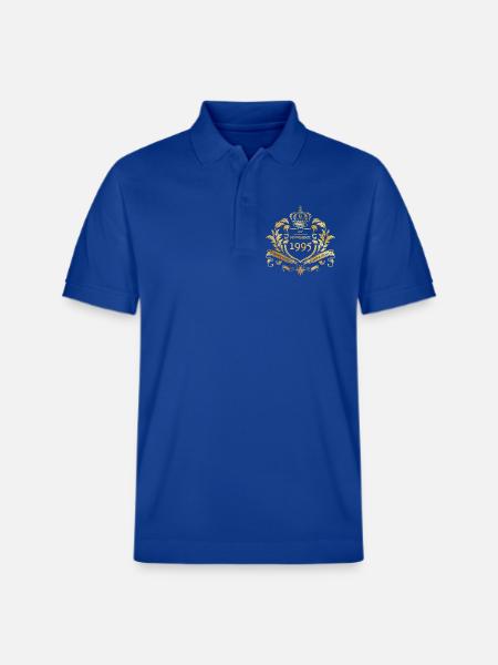 30th Birthday Semper Verum - Established 11/1995 - Stanley/Stella Unisex Organic Polo Shirt PREPSTER - majorelle blue