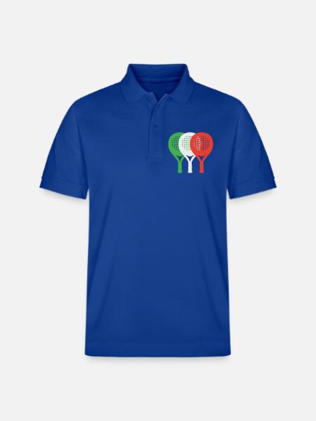 padel-italia2 - Stanley/Stella Unisex Organic Polo Shirt PREPSTER - majorelle blue
