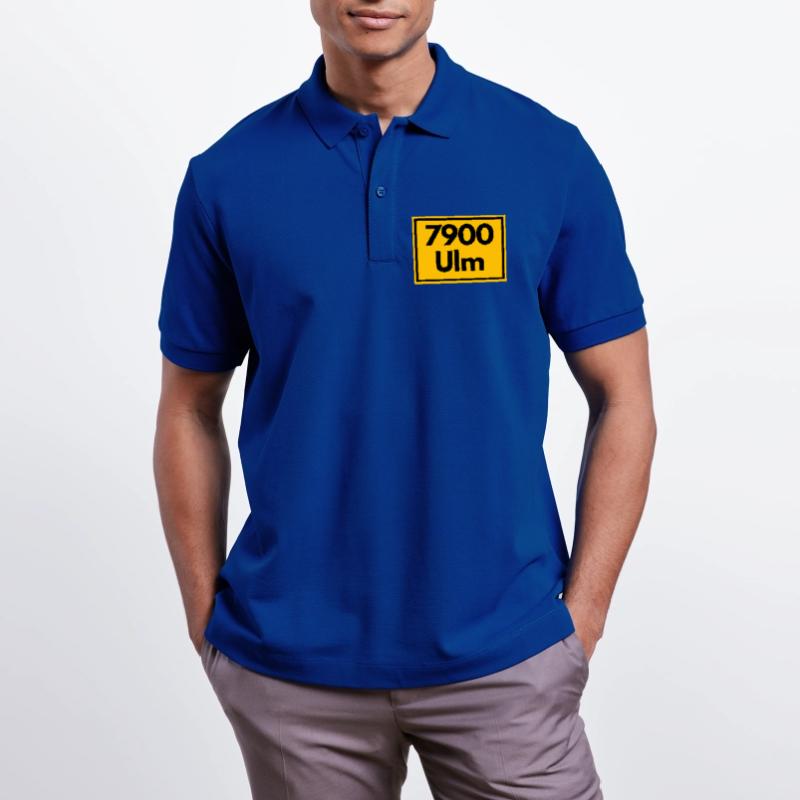 OLD POSTCODE POSTCODE RETRO 7900 ULM MÜNSTERSTADT Stanley/Stella Unisex Organic Polo Shirt PREPSTER