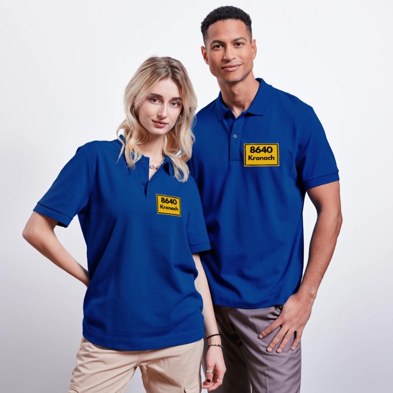 OLD POSTCODE ZIP CODE 8640 KRONACH HEIMATSTOLZ Stanley/Stella Unisex Organic Polo Shirt PREPSTER