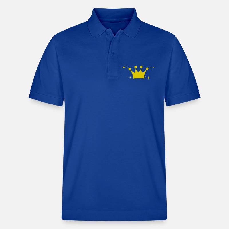 Krone - Geschenkidee - Sterne - Stanley/Stella Unisex Bio-Poloshirt PREPSTER - Dunkelblau