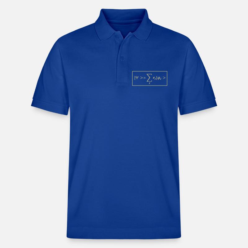 Physique quantique Physique quantique Saut quantique - Polo PREPSTER bio Stanley/Stella Unisexe - bleu foncé