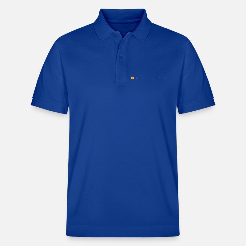 Emblème du drapeau de l’Espagne - Polo PREPSTER bio Stanley/Stella Unisexe - bleu foncé