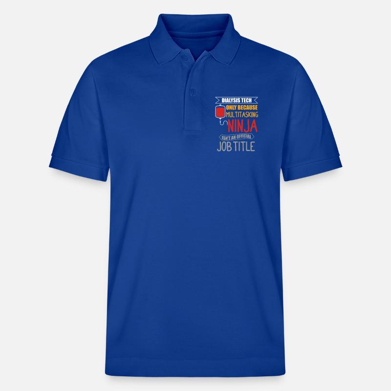 Technicien en dialyse néphrologie - Polo PREPSTER bio Stanley/Stella Unisexe - bleu foncé