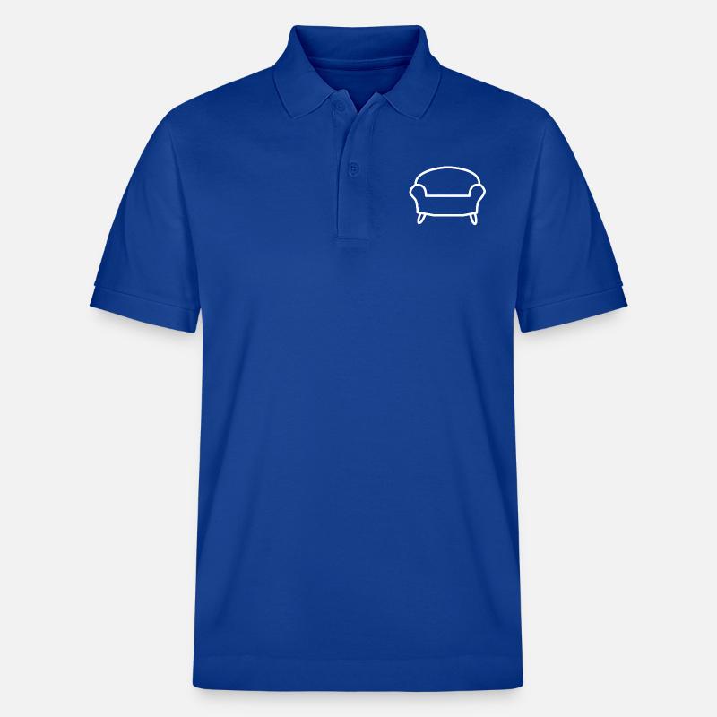 Couch Sofa Geschenk idee - Stanley/Stella Unisex Bio-Poloshirt PREPSTER - Dunkelblau