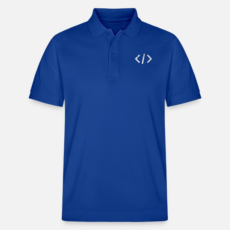 Script Programmer Programming - Stanley/Stella Unisex Organic Polo Shirt PREPSTER - majorelle blue