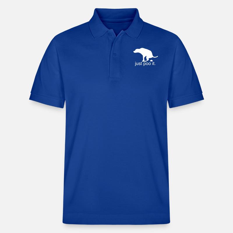 just poo it Geschenk Geschenkidee - Stanley/Stella Unisex Bio-Poloshirt PREPSTER - Dunkelblau