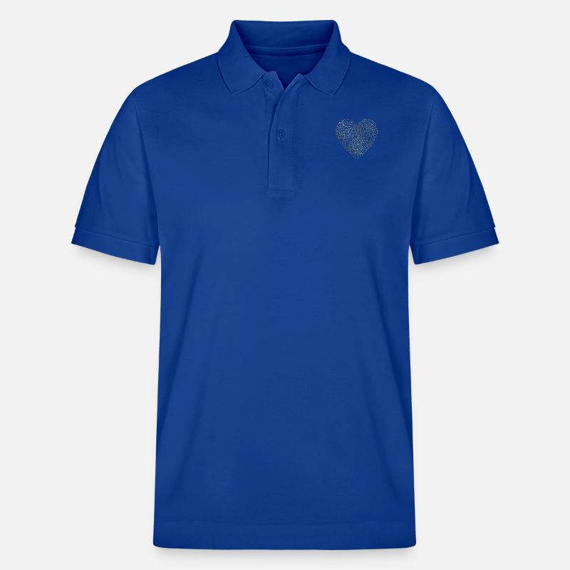 Coeur de notes d'or - Polo PREPSTER bio Stanley/Stella Unisexe - bleu foncé