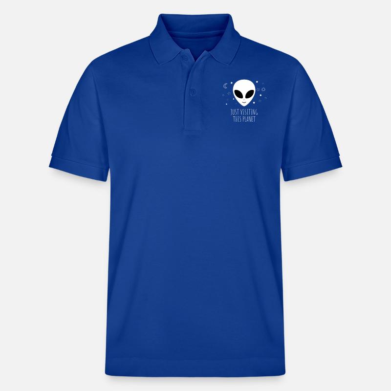 Juste visiter cette planète. Alien Alien Alien - Polo PREPSTER bio Stanley/Stella Unisexe - bleu foncé