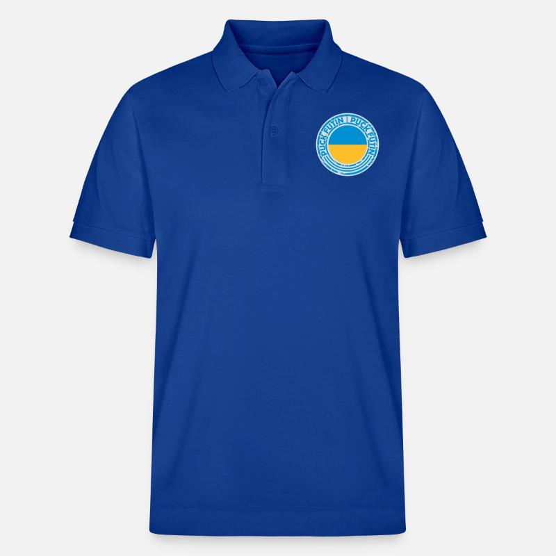 puck futin Logo Design - Stanley/Stella Unisex Bio-Poloshirt PREPSTER - Dunkelblau
