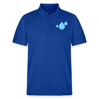 gouttes - Polo PREPSTER bio Stanley/Stella Unisexe - bleu foncé - Devant - Roxy (174cm) & Andy (188cm)