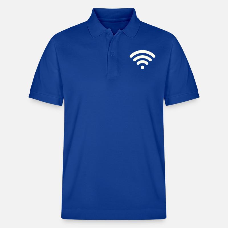 Wifi blanc - Polo PREPSTER bio Stanley/Stella Unisexe - bleu foncé