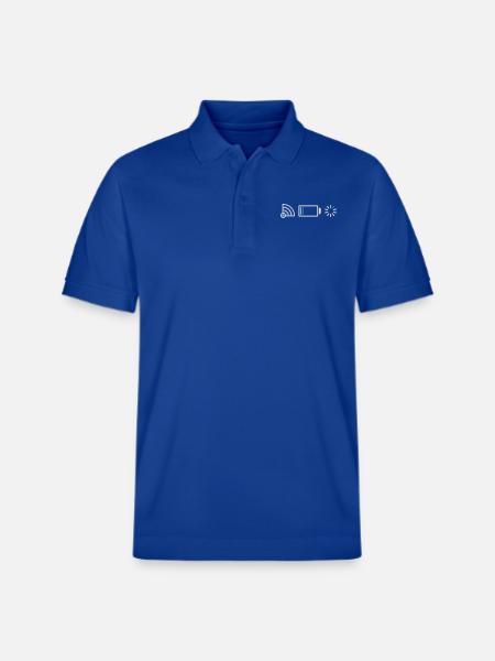 Internet no connection battery - Stanley/Stella Unisex Organic Polo Shirt PREPSTER - majorelle blue