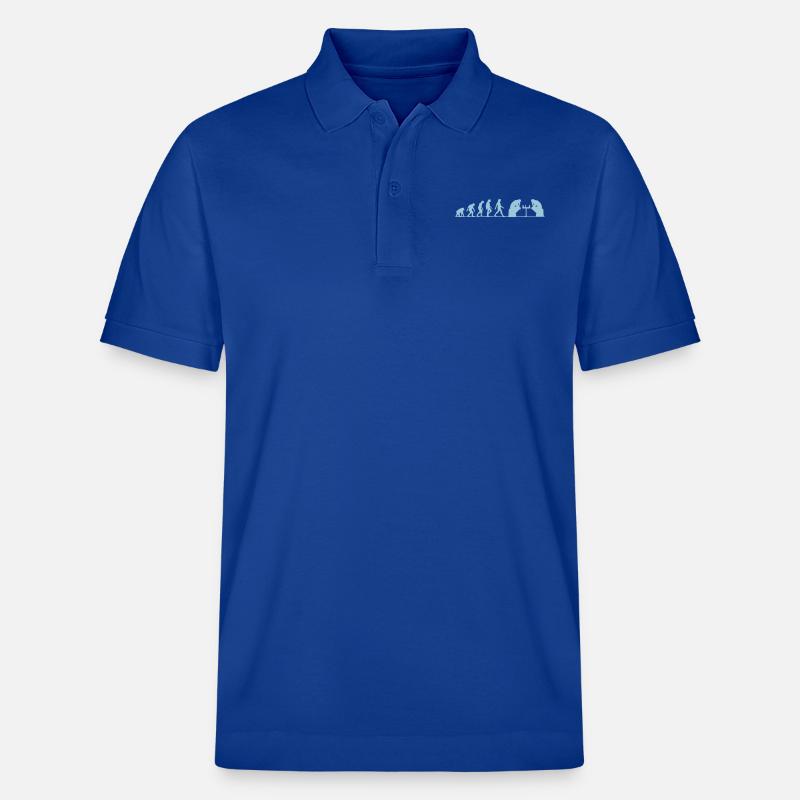 évolution échec - Polo PREPSTER bio Stanley/Stella Unisexe - bleu foncé