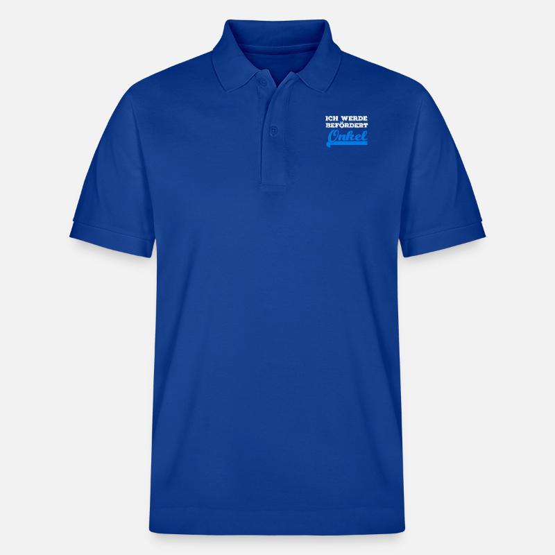 ich werde befördert: Onkel | Geschenk - Stanley/Stella Unisex Bio-Poloshirt PREPSTER - Dunkelblau