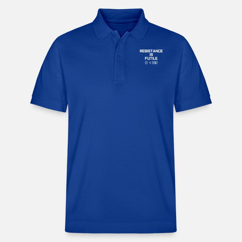 Electronics Resistance Electronics Technician - Stanley/Stella Unisex Organic Polo Shirt PREPSTER - majorelle blue