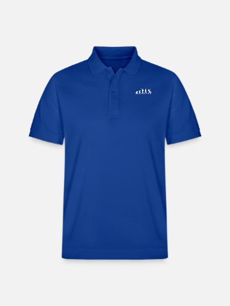 guitar - Stanley/Stella Unisex Organic Polo Shirt PREPSTER - majorelle blue