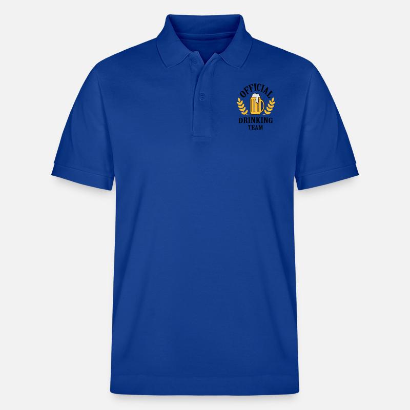 official_drinking_team - Stanley/Stella Unisex Bio-Poloshirt PREPSTER - Dunkelblau