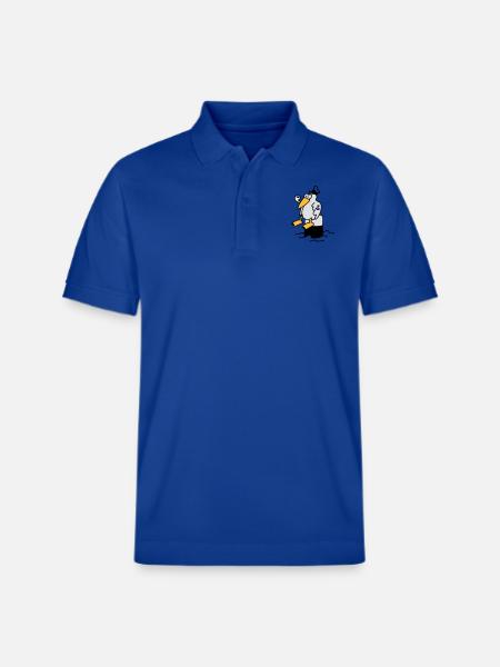 moewe_am_hafen_3c - Stanley/Stella Unisex Bio-Poloshirt PREPSTER - Dunkelblau