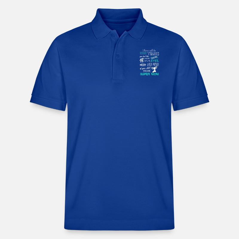 Super Mutter Design - Stanley/Stella Unisex Bio-Poloshirt PREPSTER - Dunkelblau