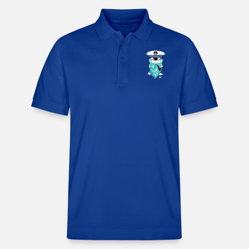 Capitaine dans la mer - Polo PREPSTER bio Stanley/Stella Unisexe - bleu foncé