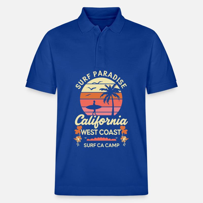 Paradis des surfeurs - Polo PREPSTER bio Stanley/Stella Unisexe - bleu foncé