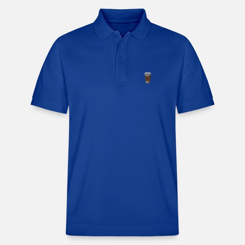 Kaffeebecher bestickt - Stanley/Stella Unisex Bio-Poloshirt PREPSTER - Dunkelblau