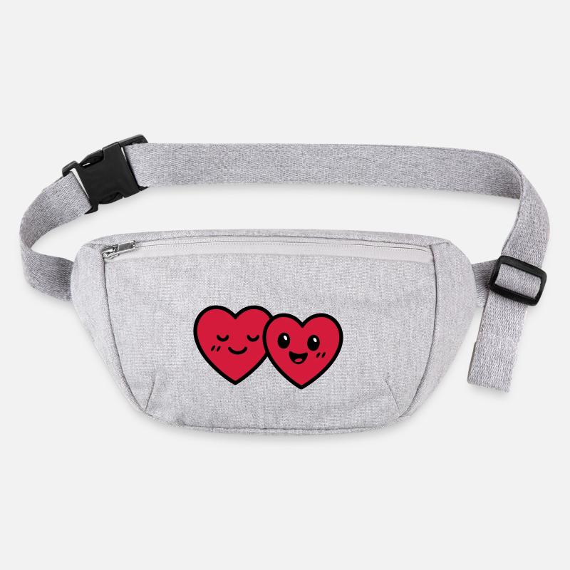 Herzen Paar Liebe Stanley/Stella recycelte Gürteltasche