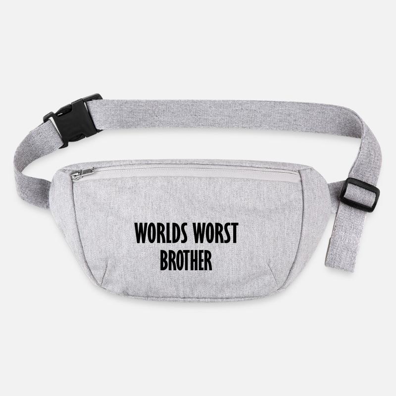 worlds worst brother Stanley/Stella recycled Hip Bag 