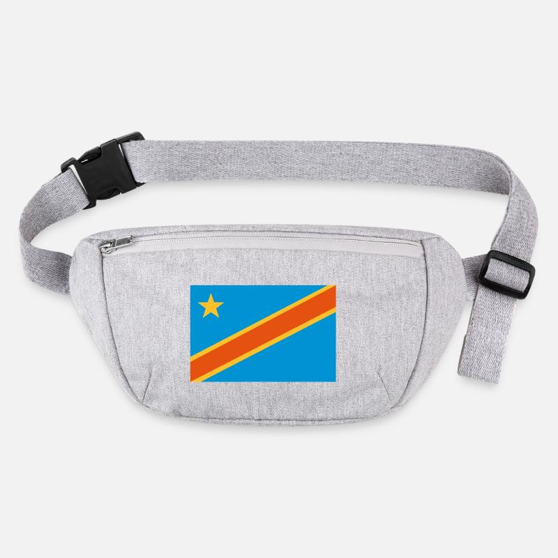 drapeau Congo Kinshasa - Congo flag Sac banane recyclé Stanley/Stella