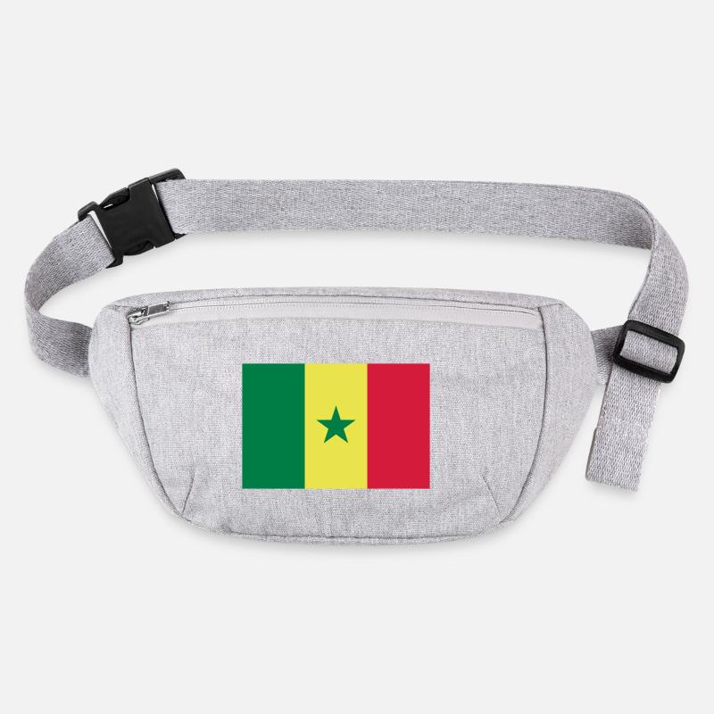 Drapeau Sénégal / Senegal flag Sac banane recyclé Stanley/Stella